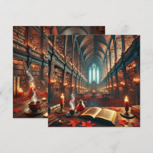 Invitation Imprimable Bibliothèque Whimsigoth Automnal Scrapb