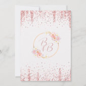 Invitation Imprimable - Brunch & Bubbly Pink Champange (Dos)