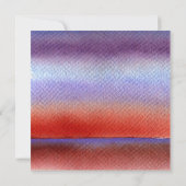 Invitation Imprimable cadran à aquarelle automatique (Dos)