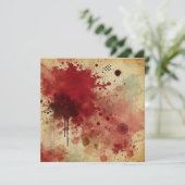 Invitation Imprimable Crème de canneberge désossé à l'encre S (Debout devant)