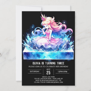 Invitation Imprimable Majestic Princess Anniversaire
