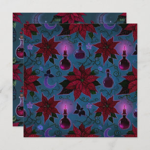 Invitation Imprimable nuits Poinsettia Potions Scrapbook