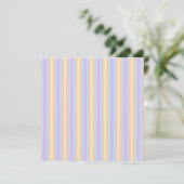 Invitation Imprimable Pastel Rainbow Spots & Stripes Scrapboo (Debout devant)