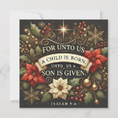 Invitation Imprimable Pour Nous Un Enfant Est Né Scrapbook (Devant)