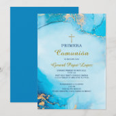 Invitation imprimable pour première communion (Devant / Derrière)