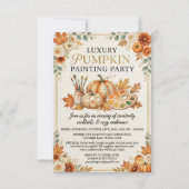 Invitation imprimable pour une soirée de peinture (Devant)