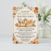 Invitation imprimable pour une soirée de peinture (Debout devant)