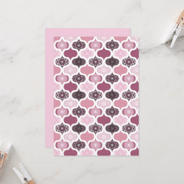 Invitation Imprimable Rose Dusky Dot Mandalas Papier à gratte