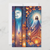 Invitation Imprimable Vibrant Christian Halloween Jésus (Devant)