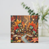 Invitation Imprimable Whimsical Autumn Fairy Village Scrapboo (Debout devant)