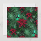 Invitation Imprimable Witchy Magic Forest Poinsettia Scrapboo (Devant)