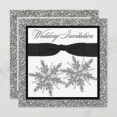 Invitation IMPRIMÉE SOUS Parties scintillant REGARDEZ L'Invit (Devant / Derrière)