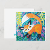 Invitation Imprimerie Fox Mini Art de Lainey (Devant / Derrière)