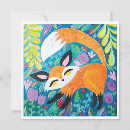 Invitation Imprimerie Fox Mini Art de Lainey (Devant)