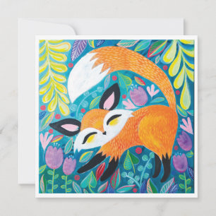 Invitation Imprimerie Fox Mini Art de Lainey