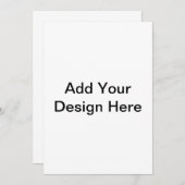 Invitation Imprimez Votre Création - Impression de Cartons d' (Devant / Derrière)