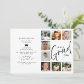 Invitation In His Grad Era Photo Collage Graduation (Debout devant)