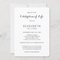 In Loving Memory Célébration des funérailles de la