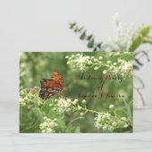 Invitation In Loving Memory Celebration of Life Butterfly (Debout devant)