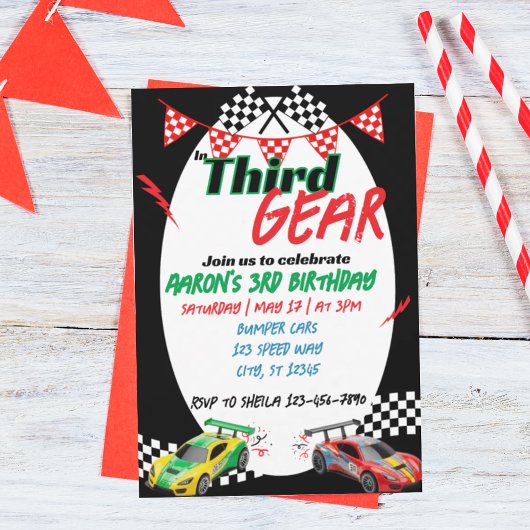 Invitation In Third Gear, Racing 3rd Birthday