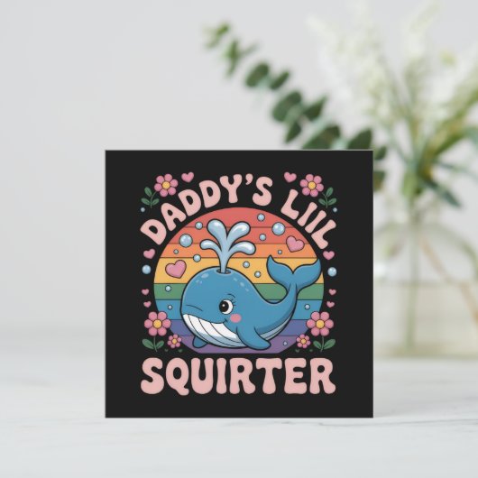 Invitation Inappropriate Daddy's Lil Squirter Embarrassing (Debout devant)