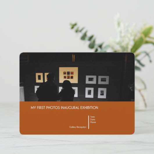 Invitation inaugurale d'exposition (Debout devant)