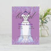 Invitation Incitation de Fête des mariées avec code QR (Debout devant)