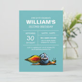 Invitation Incroyable Sac à ongles de fusée (Debout devant)