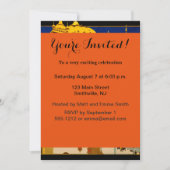 Invitation Inde affiche voyage art vintage indien (Devant)