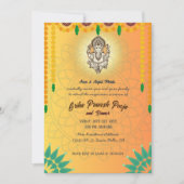 Invitation Inde Hindu Houseréchauffe Griha Pravesh (Devant)