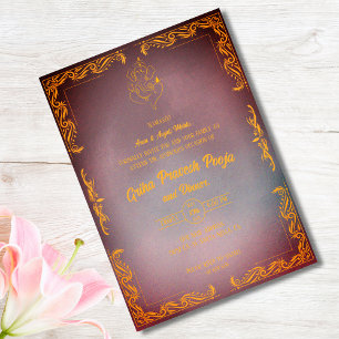 Invitation Inde Hindu Houseréchauffe Griha Pravesh