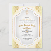 Invitation Inde Hindu Houseréchauffe Griha Pravesh (Devant)