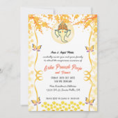 Invitation Inde Hindu Houseréchauffe Griha Pravesh (Devant)