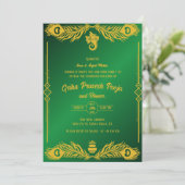 Invitation Inde Hindu Houseréchauffe Griha Pravesh (Debout devant)