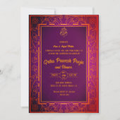 Invitation Inde Hindu Houseréchauffe Griha Pravesh (Devant)