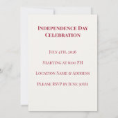 Invitation Independence Day / Día de la Independencia 2026 (Dos)