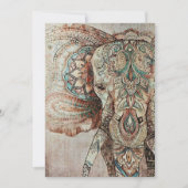 Invitation Indian Elephant (Devant)