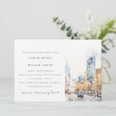 Invitation Indianapolis, Indiana Landscape Rehearsal Dinner (Debout devant)