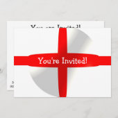 Invitation Indicateur Anglais N'Importe Quelle Occasion (Devant / Derrière)