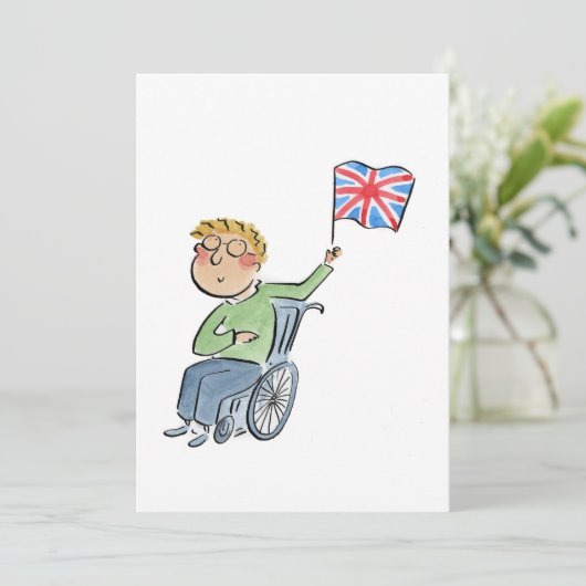 Invitation Indicateur Union Jack (Debout devant)