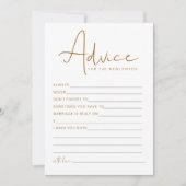 Invitation INDIE Boho Beige Nouveaux Conseils et Voeux Jeu (Devant)