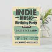 Invitation Indie Music Anniversaire (Debout devant)