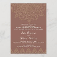 Indien Mehndi Hindu Élégant Mariage naturel