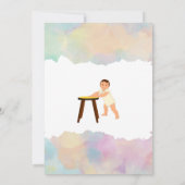 Invitation indienne du premier riz "Annaprashan" (Dos)