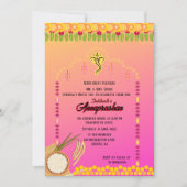 Invitation indienne du premier riz "Annaprashan" (Devant)