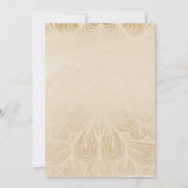 Invitation indienne hindou à la douche nuptiale (Dos)