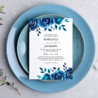 Indigo Floral Mariage