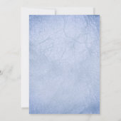 Invitation Indigo Navy Midnight Blue Flowers Sweet 16 Invitat (Dos)