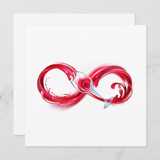 Invitation Infinity (Devant / Derrière)