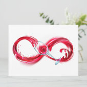 Invitation Infinity (Debout devant)